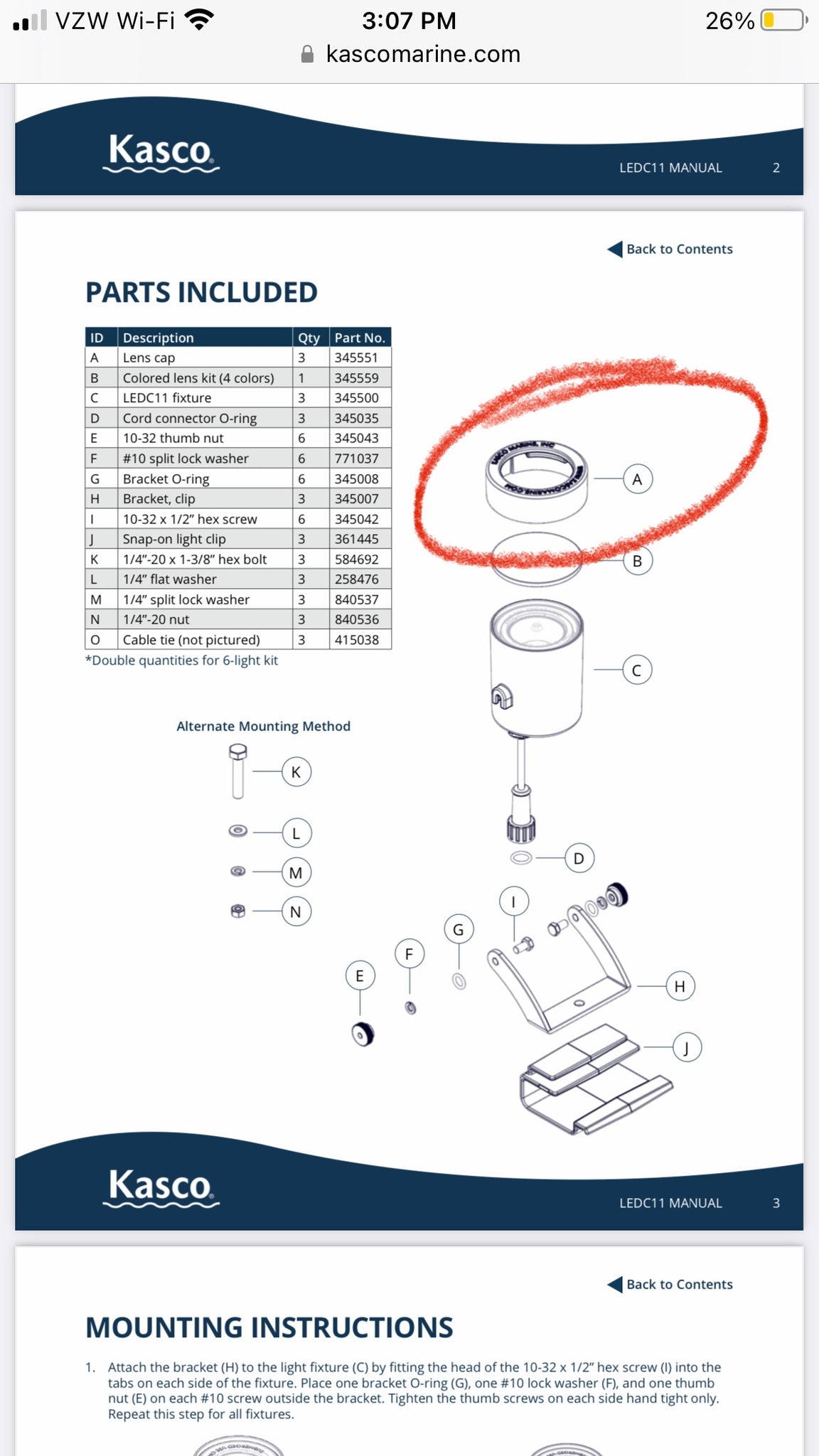 Kasco Marine VFX Fountain Replacement Parts Practical Garden Ponds