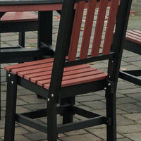 Amish-Made Poly Outdoor Dining Chair to fit our Farm and Dining Tables (with or without Arms)- Local Pickup ONLY in Downingtown PA