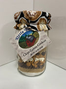 Little Barn Cookie Mixes in 32 OZ. Glass Jars.  Product weighs between 2O to 23 OZ. of Cookies!