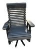 Amish-Made Poly Roll Back Swivel-Glider Chair - Local Pickup ONLY in Downingtown PA