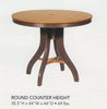 Amish-Made 44" Round Patio Counter-Height Table - Local Purchase ONLY in Downingtown PA SR-RCT