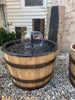 Authentic Oak Whiskey Barrel Pond Kit with Spillway (This Item is for LOCAL PICKUP ONLY at our Downingtown Boutique)