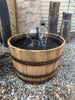 Authentic Oak Whiskey Barrel Pond Kit with Spillway (This Item is for LOCAL PICKUP ONLY at our Downingtown Boutique)