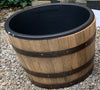 Authentic Oak Whiskey Barrel Pond Kit with Spillway (This Item is for LOCAL PICKUP ONLY at our Downingtown Boutique)