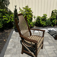 Amish-Made Deluxe Poly Bentwood Style Dining Chair with Round Trim - Local Pickup ONLY in Downingtown PA SR-BDCwT