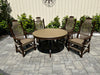 Amish-Made Deluxe Poly Bentwood Style Dining Chair with Round Trim - Local Pickup ONLY in Downingtown PA SR-BDCwT