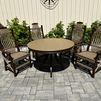 Amish-Made Deluxe Poly Bentwood Style Dining Chair with Round Trim - Local Pickup ONLY in Downingtown PA SR-BDCwT