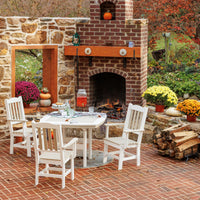 Amish-Made Poly Outdoor Dining Chair to fit our Farm and Dining Tables (with or without Arms)- Local Pickup ONLY in Downingtown PA