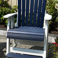 Amish-Made Poly Fan Back Pub (Tall) Chair - Local Pickup ONLY in Downingtown PA