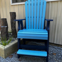 Amish-Made Poly Fan Back Pub (Tall) Chair - Local Pickup ONLY in Downingtown PA