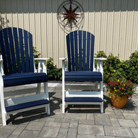 Amish-Made Poly Fan Back Pub (Tall) Chair - Local Pickup ONLY in Downingtown PA