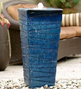 Blue Thumb Luna Closed Top Vase Fountain Kit