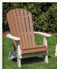 Amish-Made Poly FOLDING Fanback Adirondack Chairs - Local Pickup ONLY in Downingtown PA