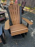 Amish-Made Poly Fanback Swivel Glider Chair - Local Pickup ONLY in Downingtown PA