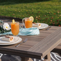 Amish-Made Poly Outdoor Dining Farm Table in 5', 6', and 8' Lengths - Local Pickup ONLY in Downingtown PA