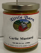 Little Barn PA Dutch Mustards in 8 oz. Glass Jars.
