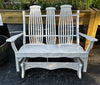 Amish-Made Poly Bentwood Style 4' Glider Bench - Local Pickup ONLY in Downingtown PA
