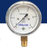 Hiblow® Pressure Gauge Testing Kits for reading Air Pressure in PSI