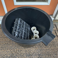 Authentic Oak Whiskey Barrel Pond Kit with Spillway (This Item is for LOCAL PICKUP ONLY at our Downingtown Boutique)