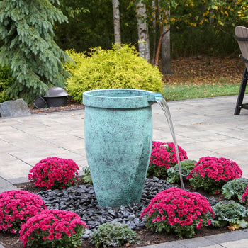Blue Thumb  Single Round Urn Fountain Kit