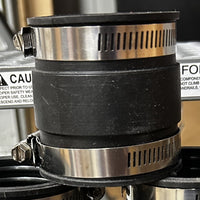 Fernco Rubber Couplers with Stainless Steel Clamps