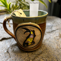 Handmade Ceramic Stoneware Koi Mugs from Gehman Pottery Works