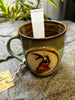 Handmade Ceramic Stoneware Koi Mugs from Gehman Pottery Works