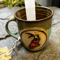 Handmade Ceramic Stoneware Koi Mugs from Gehman Pottery Works