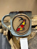 Handmade Ceramic Stoneware Koi Mugs from Gehman Pottery Works