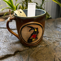 Handmade Ceramic Stoneware Koi Mugs from Gehman Pottery Works