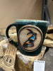 Handmade Ceramic Stoneware Koi Mugs from Gehman Pottery Works