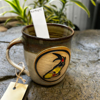 Handmade Ceramic Stoneware Koi Mugs from Gehman Pottery Works