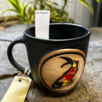 Handmade Ceramic Stoneware Koi Mugs from Gehman Pottery Works