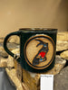 Handmade Ceramic Stoneware Koi Mugs from Gehman Pottery Works