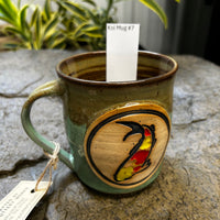 Handmade Ceramic Stoneware Koi Mugs from Gehman Pottery Works