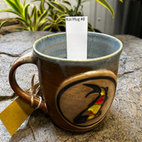 Handmade Ceramic Stoneware Koi Mugs from Gehman Pottery Works