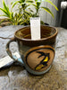 Handmade Ceramic Stoneware Koi Mugs from Gehman Pottery Works
