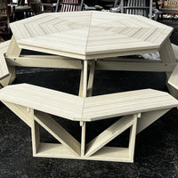 Amish-Made Extra-Large Poly Octagonal Step in Picnic Table - Local Purchase ONLY in Downingtown PA (Copy)