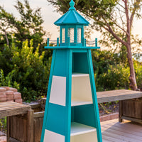 Amish-Made Nautical Lighthouse Shaped Shelves