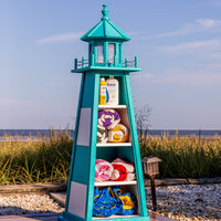 Amish-Made Nautical Lighthouse Shaped Shelves