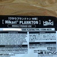 Hikari Plankton First Bites (Middle Period Use)