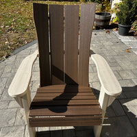 Amish-Made Modern Flat-Top Poly Fanback Adirondack Chairs - Local Pickup ONLY in Downingtown PA