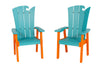 Amish-Made OceanWavz Collection Poly Dining Chairs