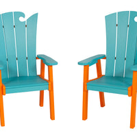 Amish-Made OceanWavz Collection Poly Dining Chairs