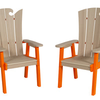 Amish-Made OceanWavz Collection Poly Dining Chairs