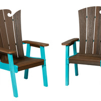 Amish-Made OceanWavz Collection Poly Dining Chairs