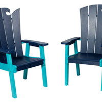 Amish-Made OceanWavz Collection Poly Dining Chairs