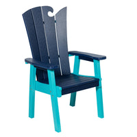 Amish-Made OceanWavz Collection Poly Dining Chairs