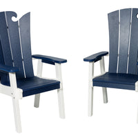 Amish-Made OceanWavz Collection Poly Dining Chairs