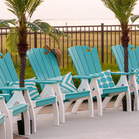 Amish-Made OceanWavz Collection Poly Patio Chairs